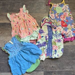 Lot of 4 Matilda Jane Rompers